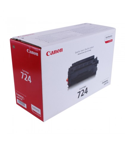 Canon 724 чёрный лазерный картридж