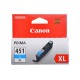 Canon CLI-451XL c голубой струйный картридж