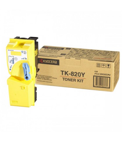 Kyocera TK-820Y жёлтый тонер картридж